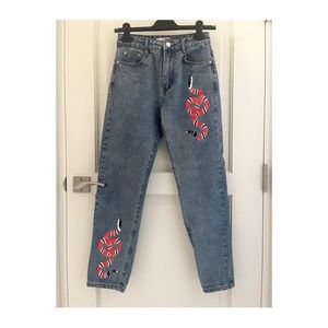ADIKA TRENDY SNAKE DENIM JEANS